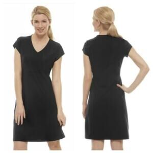 L.L.Bean Women's Fitness Dress Black Size M